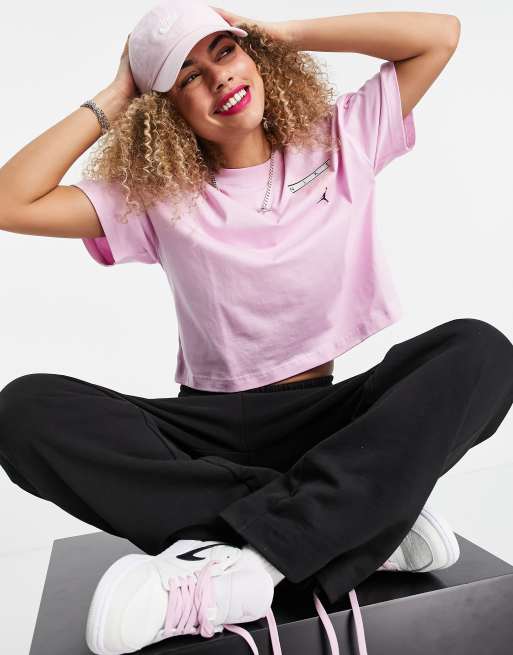 Light pink shop jordan shirt