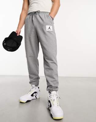 Jordan Essential fleece joggers in grey - ASOS Price Checker