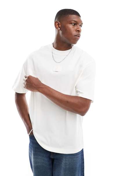 Jordan – Essential – Oversize-T-Shirt in Segelweiß - view 1