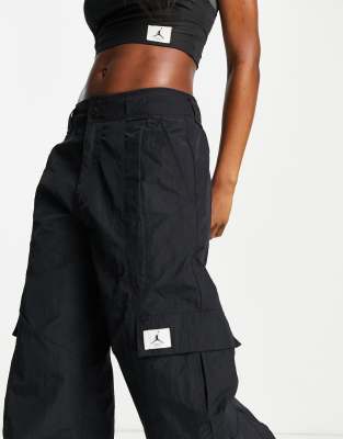 black cargo pants with jordans