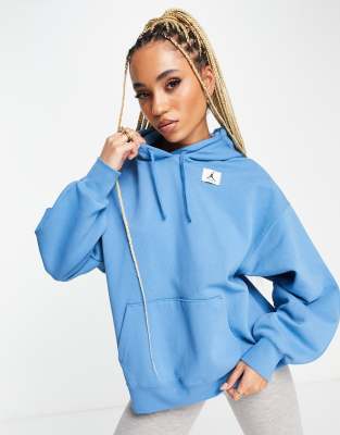 Jordan - Essential - sweat à capuche à enfiler en polaire - Bleu