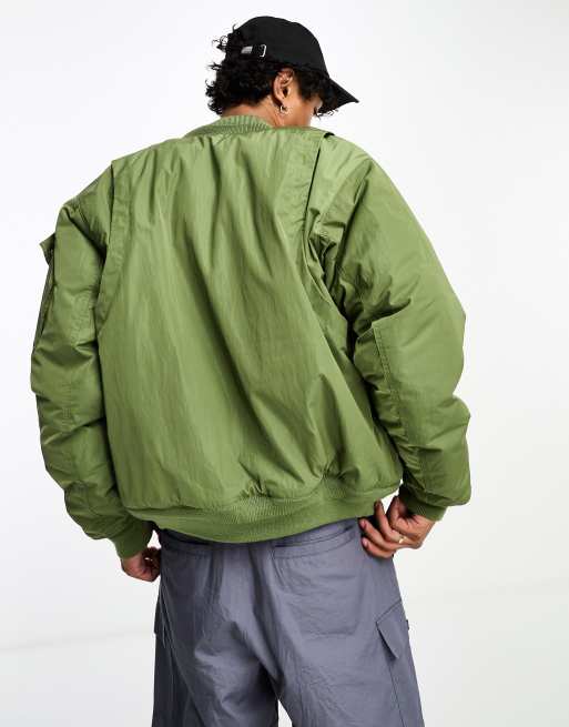 Jordan Essentials bomber jacket in olive