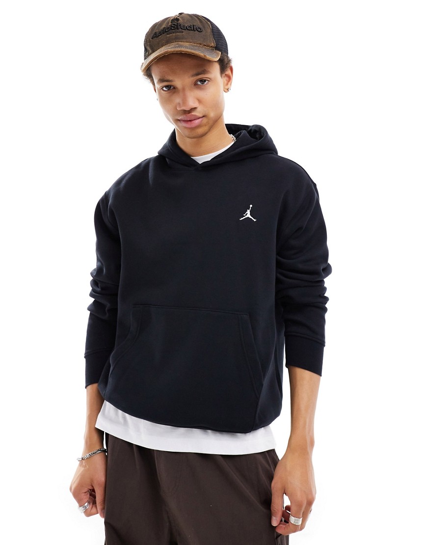 Jordan Essentials fleece hoodie in black
