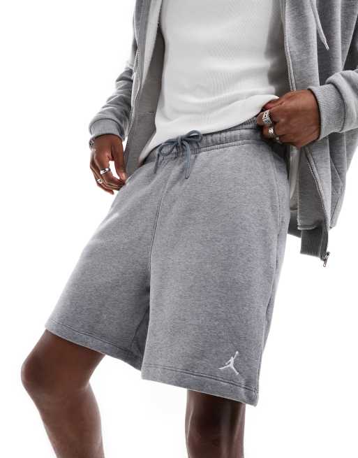 Jordan – Essentials – Fleece-Shorts in meliertem Grau