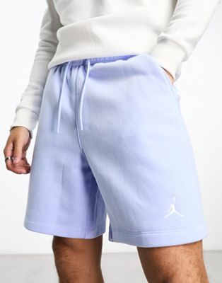 Jordan Essentials fleece shorts in sky blue