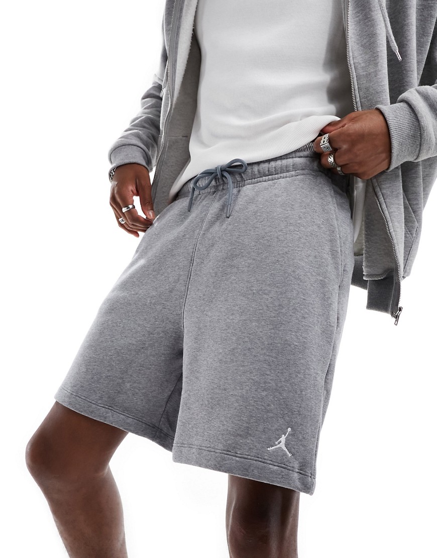 Jordan Essentials fleese shorts in heather grey