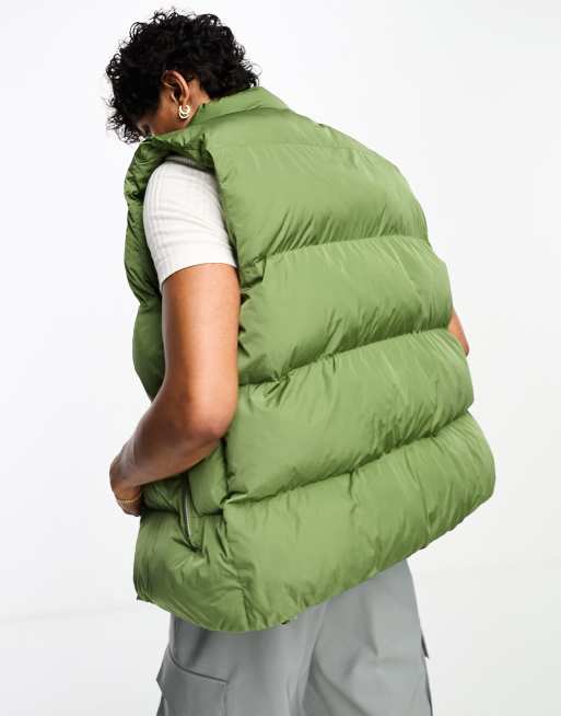 Jordan Essentials gillet in olive, 4 of 4