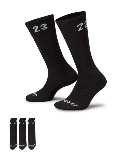 Jordan - Essentials - Lot de 3 paires de chaussettes - Noir - view 1