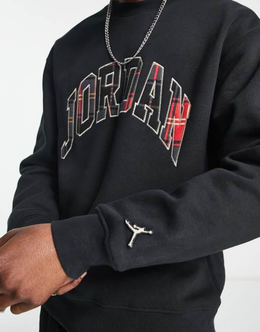 Jordan on sale black sweatshirt