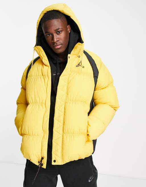 Jordan Essentials synthetic fill puffer jacket in yellow ASOS