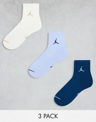 Jordan - Everyday - 3er-Pack mehrfarbige Socken in Blau