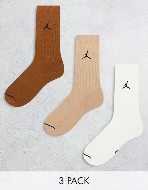 Jordan - Everyday Cushion - Pakke med 3 par gyldenbrune sportssokker