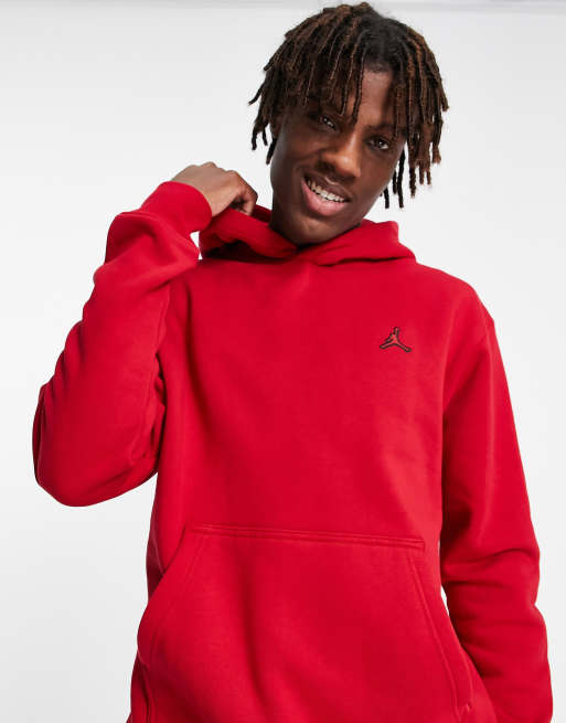 Red deals hoodie jordan