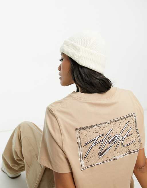 Jordan Flight back print t-shirt in stone