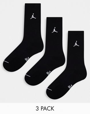 Jordan Flight basketball socks in black