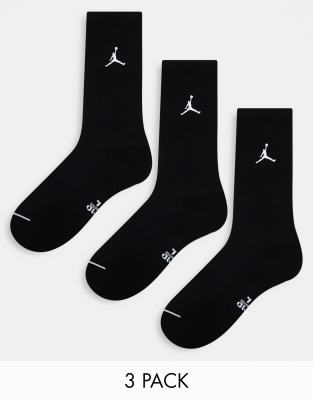 Jordan Flight basketball socks in black