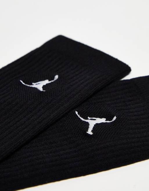 Jordan Flight Chaussettes de basket Noir ASOS