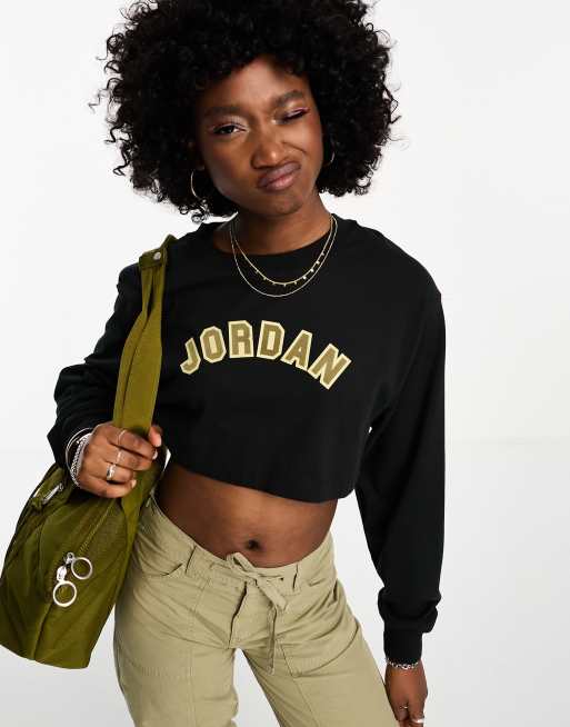 Jordan crop top on sale shirts