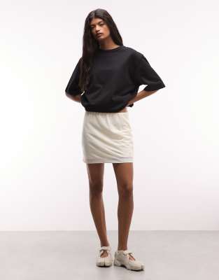 Jordan Flight Club Open Knit Skort In White