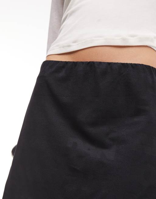 Jordan Flight Club open knit skort in black, 5 of 5