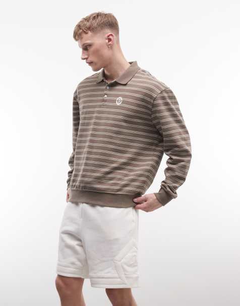 Jordan Flight diamond fleece short in white - view 1