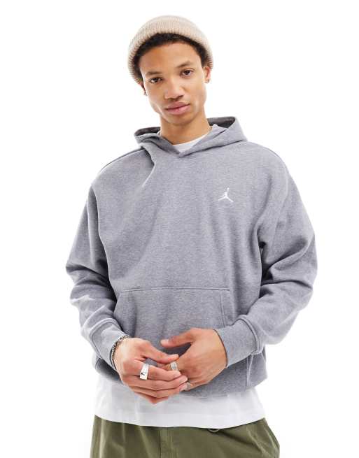 Mens grey jordan hoodie best sale