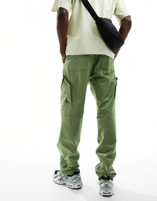Nike Jordan Khaki Drawstring Cargo Pants Nike Jordan Brand