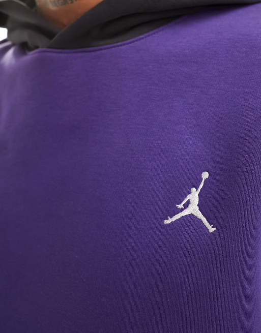 Black and cheap purple jordan hoodie