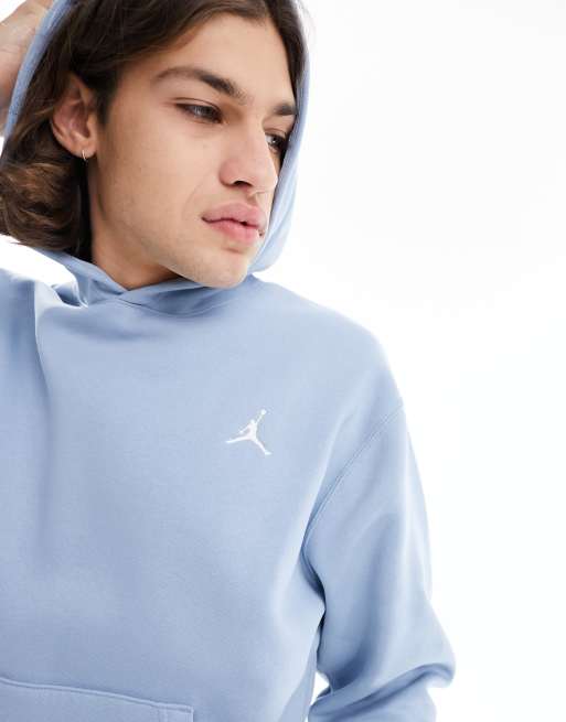 Blue and shop white jordan hoodie