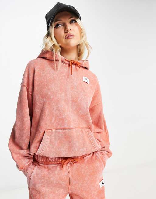 Rust pink nike hoodie sale