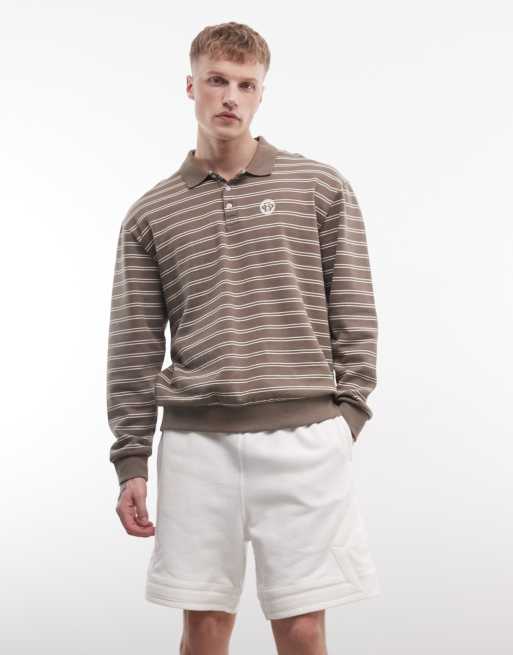 Jordan - Flight - Fleece short met diamantvorm in wit, 3 van 5