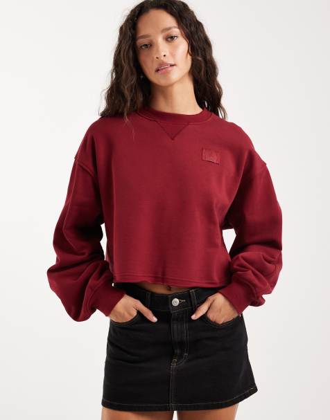 Jordan Flight Fleece sweatshirt in red - view 1