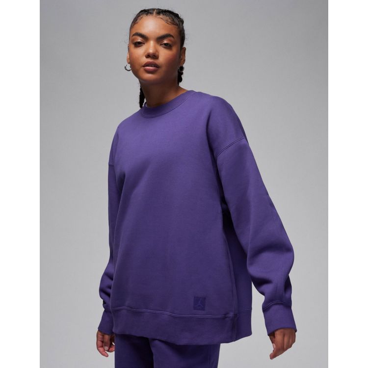 Jordan Flight fleece sweatshirt in sky purple