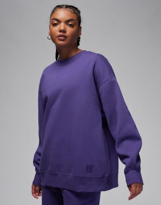 Buy PUMA Purple Polyester Round Neck Womens Athleisure Top