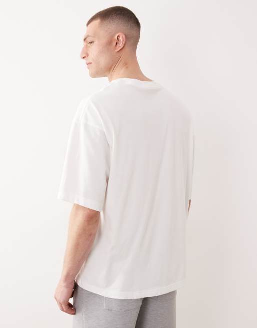 Jordan - Flight - Hvid oversized T-shirt med grafik, 4 af 5