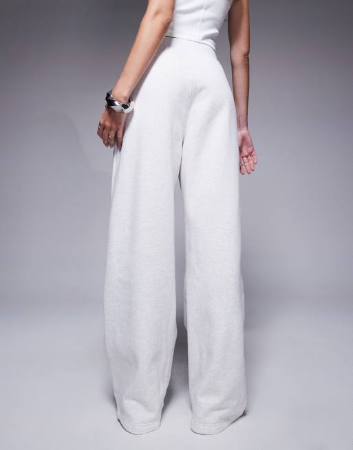 Jordan - Flight - Joggers in pile dritti a vita alta grigi, 2 di 5