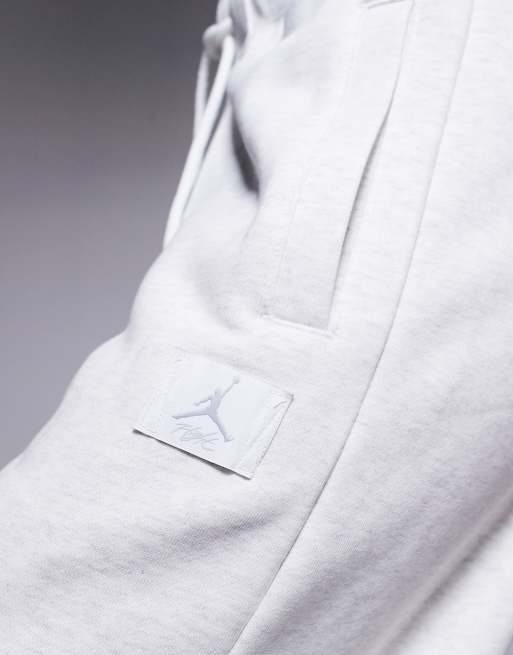 Jordan - Flight - Joggers in pile dritti a vita alta grigi, 3 di 5