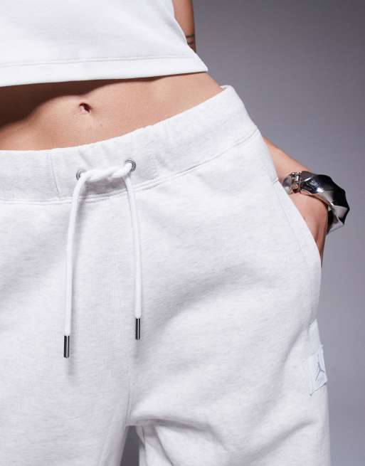 Jordan - Flight - Joggers in pile dritti a vita alta grigi, 4 di 5