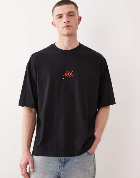 Jordan Flight oversized graphic t-shirt in black - view 1