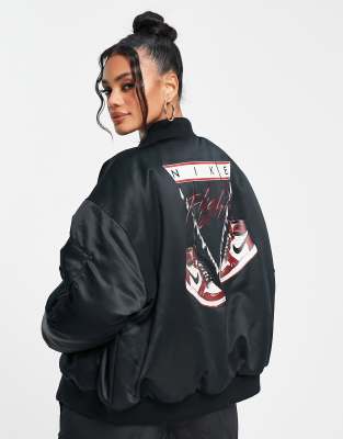 Jordan Flight Renegade jacket in black