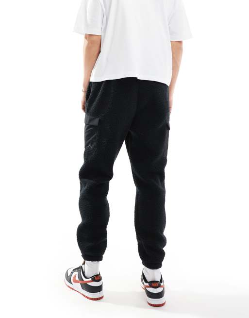 Jordan Sherpa black orders jogger pants men L new