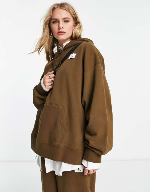 Jordan - Flight - Sweat à capuche en polaire - Olive clair