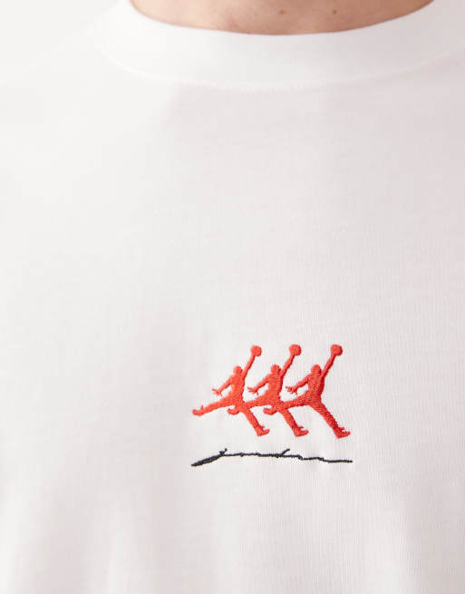 Jordan - Flight - T-shirt oversize à imprimé graphique - Blanc, 5 de 5