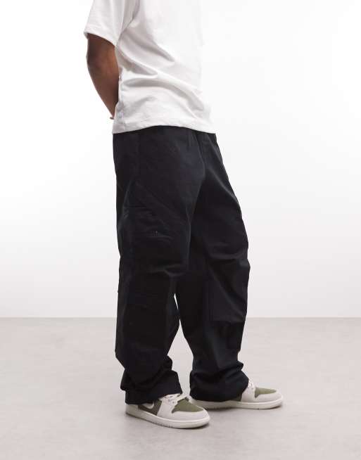 Jordan Flight utility trousers in black, 2 of 5