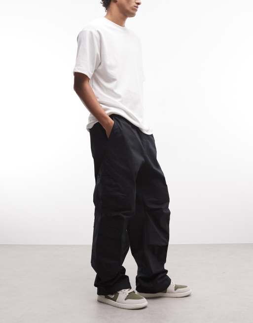 Jordan Flight utility trousers in black, 3 of 5