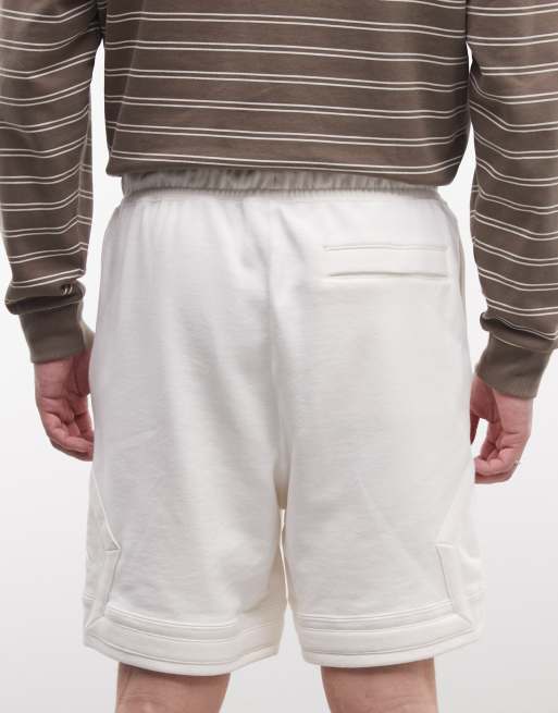 Jordan – Flight – Vita shorts i fleece med diamantpanel, 5 av 5