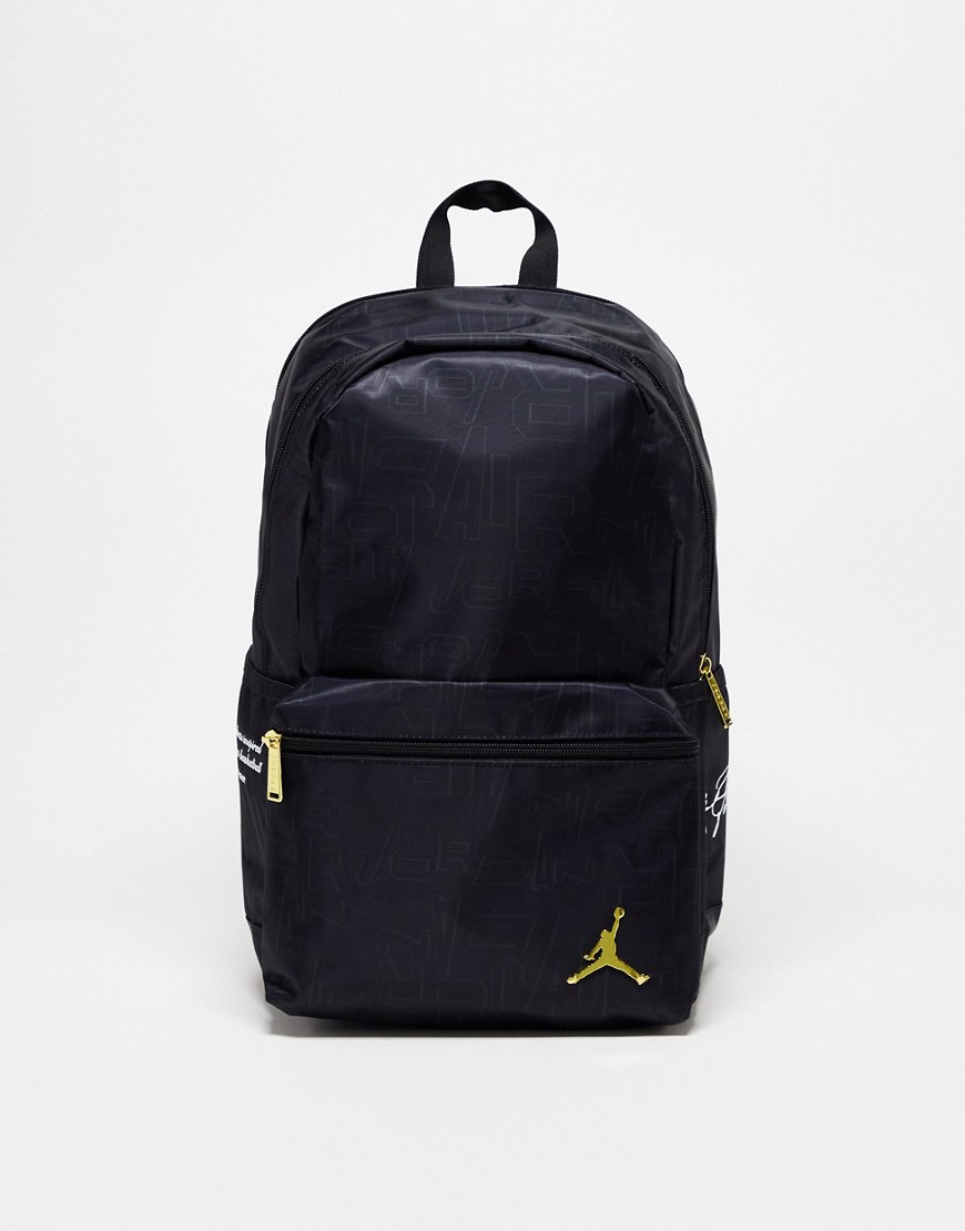 Jordan graphic backpack in black