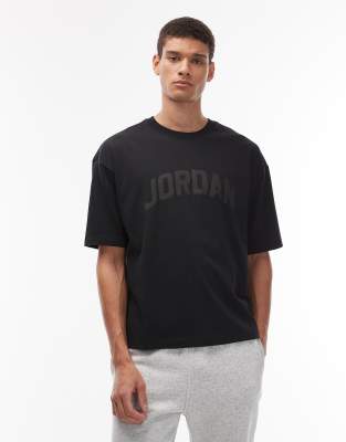Jordan Jordan graphic logo boxy t-shirt in black