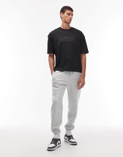 Jordan graphic logo boxy t-shirt in black