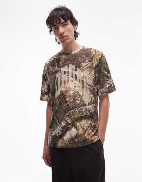 Jordan graphic logo t-shirt in real tree camo